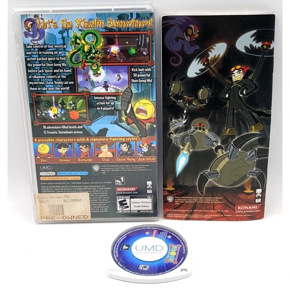 Xia Lin Showdown PSP (Sony Playstation‎ Portable, 2006) CIB COMPLETE IN BOX